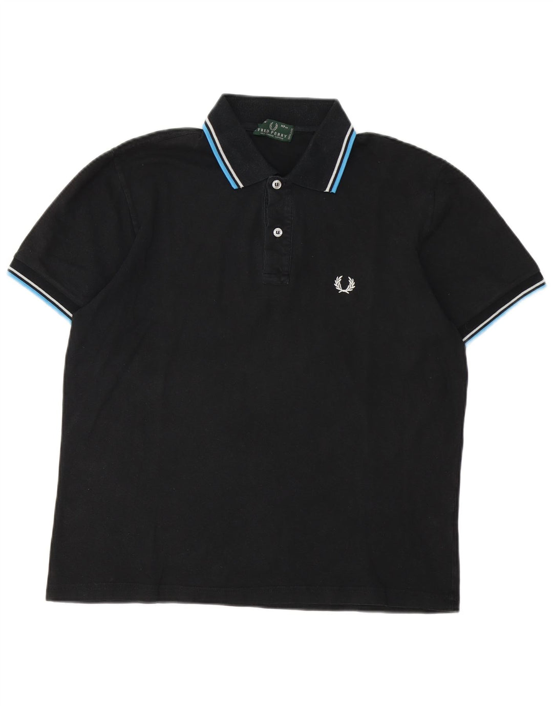 Fred Perry Herre poloshirt Stor sort bomuld