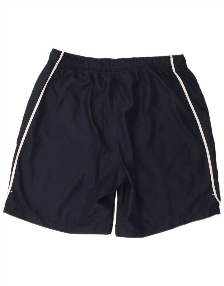 Nike grafiske sportsshorts til mænd XL marineblå polyester