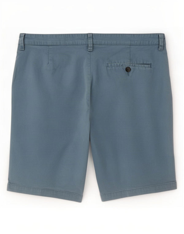 Marks & Spencer Chino Shorts til mænd W36 Large Blue Cotton