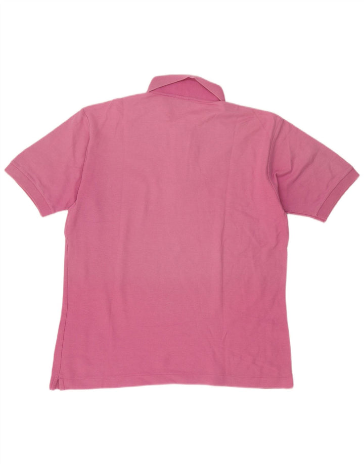 Ellesse Herre Polo Shirt Large Pink Bomuld