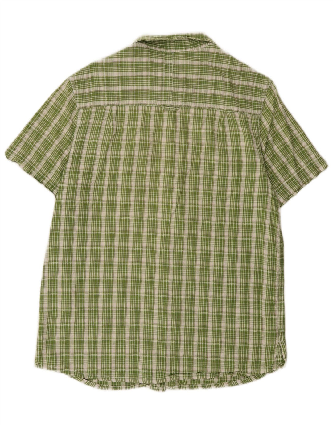 Mountain Warehouse Herre kortærmet Regular Fit skjorte Stor grøn plaid