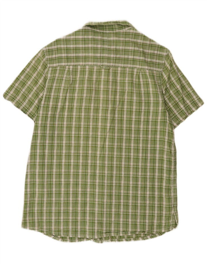 Mountain Warehouse Herre kortærmet Regular Fit skjorte Stor grøn plaid