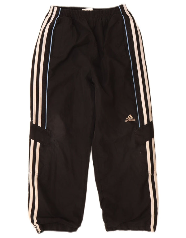 Adidas Drenge Træningsdragt Bukser Joggers 6-7 År Sort Polyester