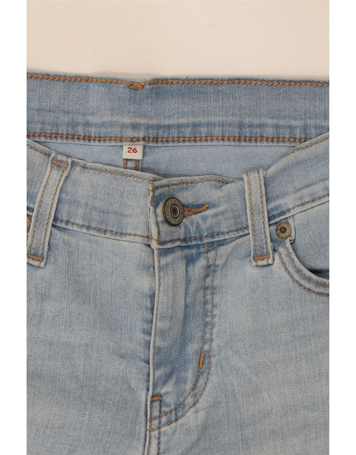 LEVI'S Womens Denim Shorts W26 Small Blue Cotton Vintage Levi's and Second-Hand Levi's from Messina Hembry 