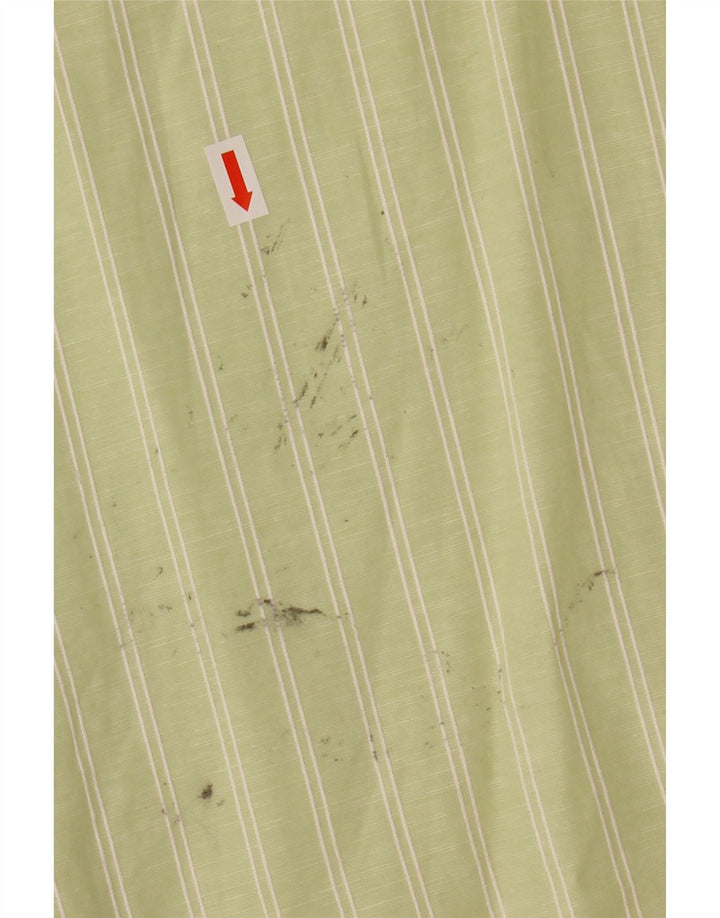 Tommy Hilfiger Herreskjorte Medium Grøn Nålestribet Bomuld