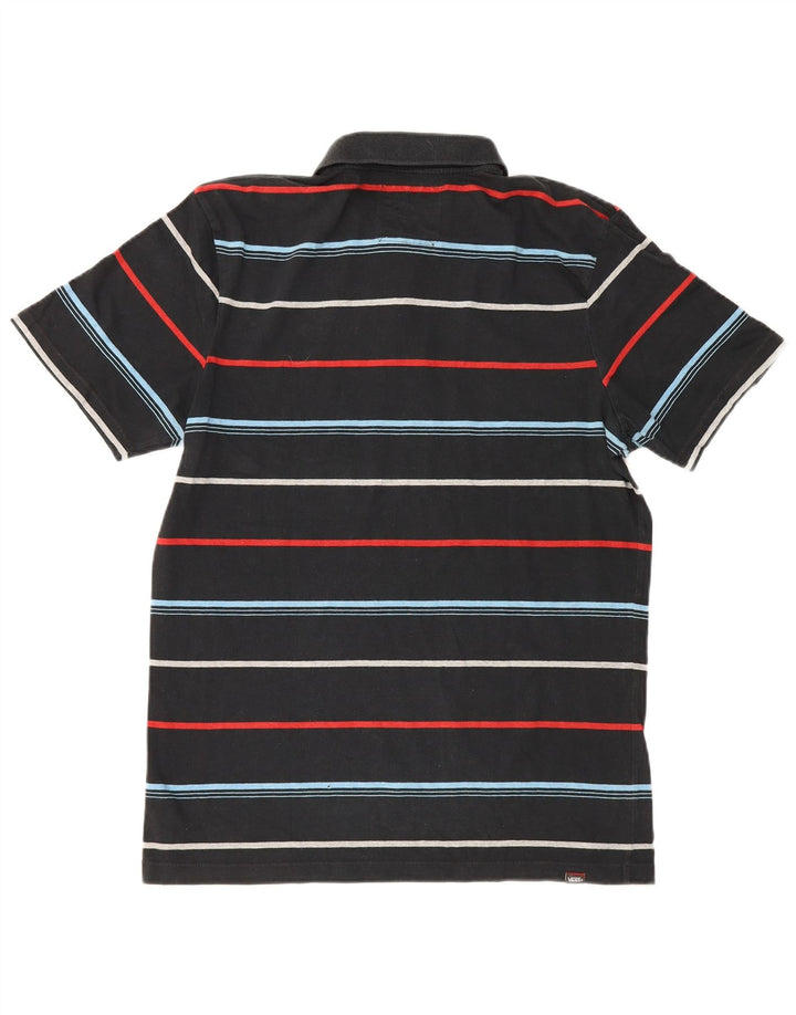 Vans Poloshirt til mænd Stor sort stribet bomuld