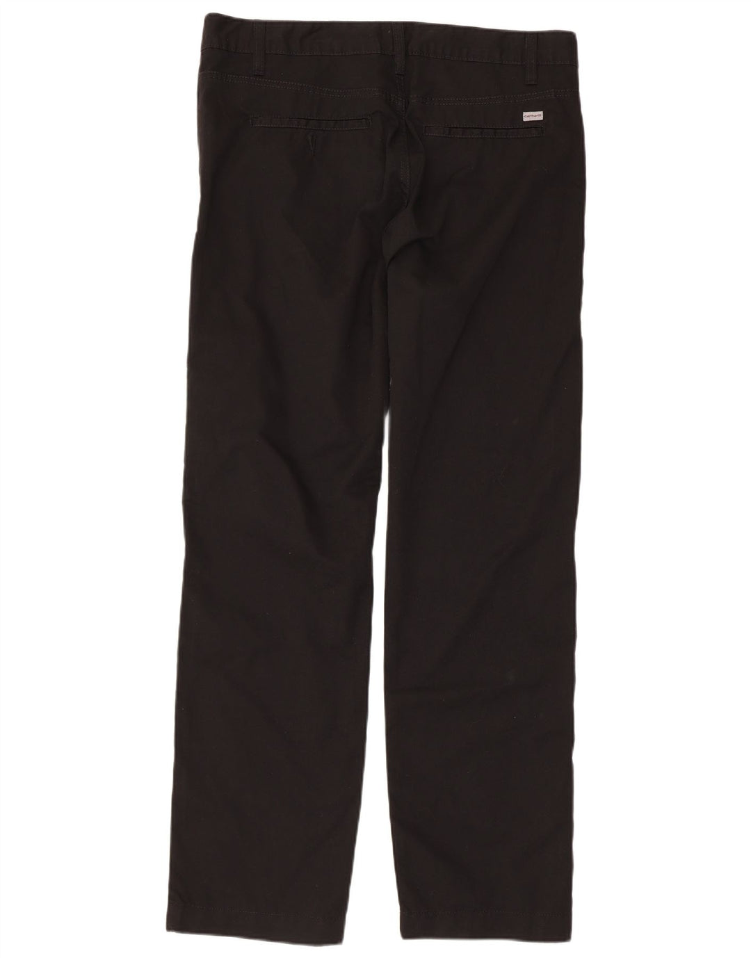 CARHARTT Straight Chino-bukser til mænd W34 L32 Sort bomuld