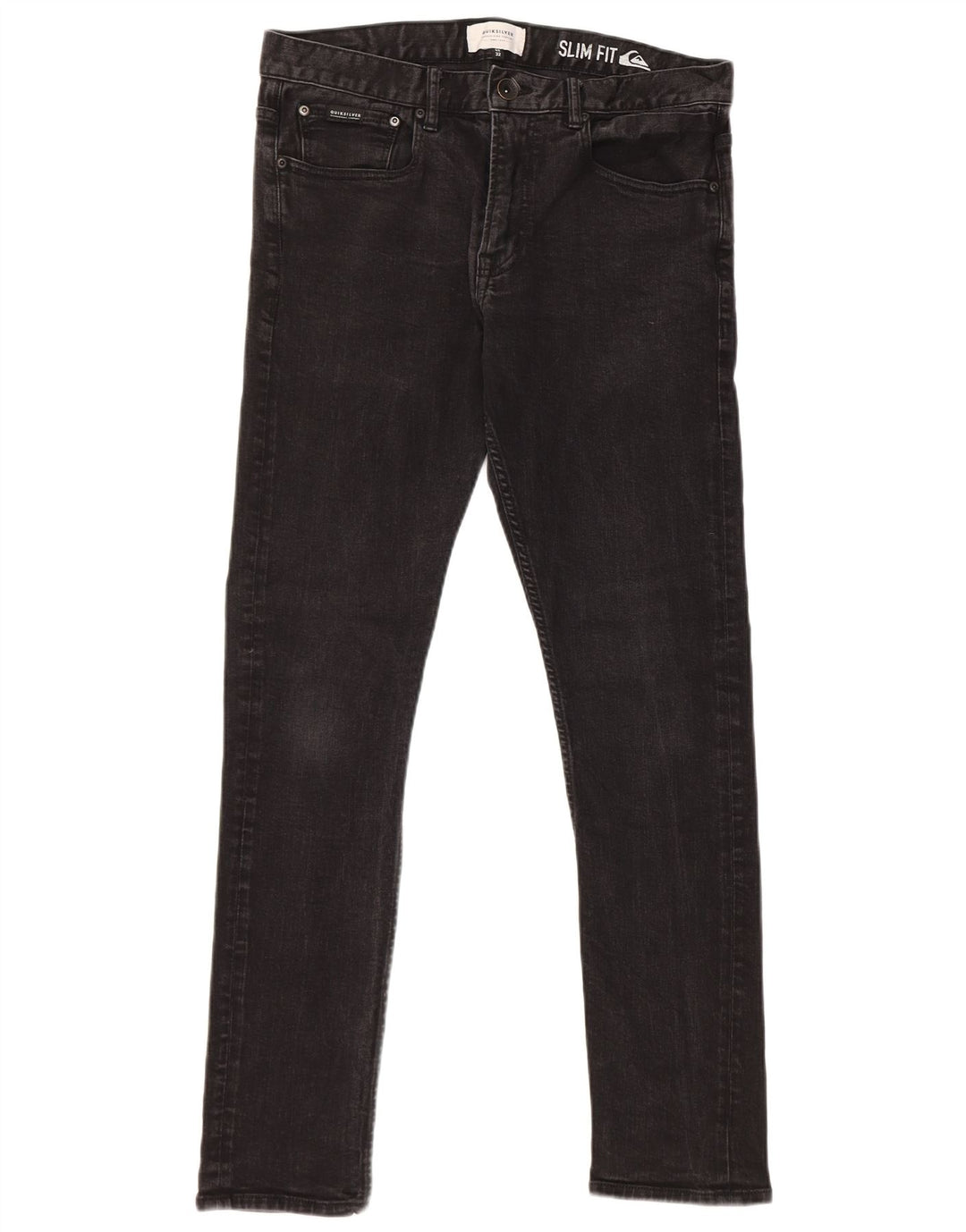 Quiksilver Slim Jeans til mænd W32 L32 sort bomuld