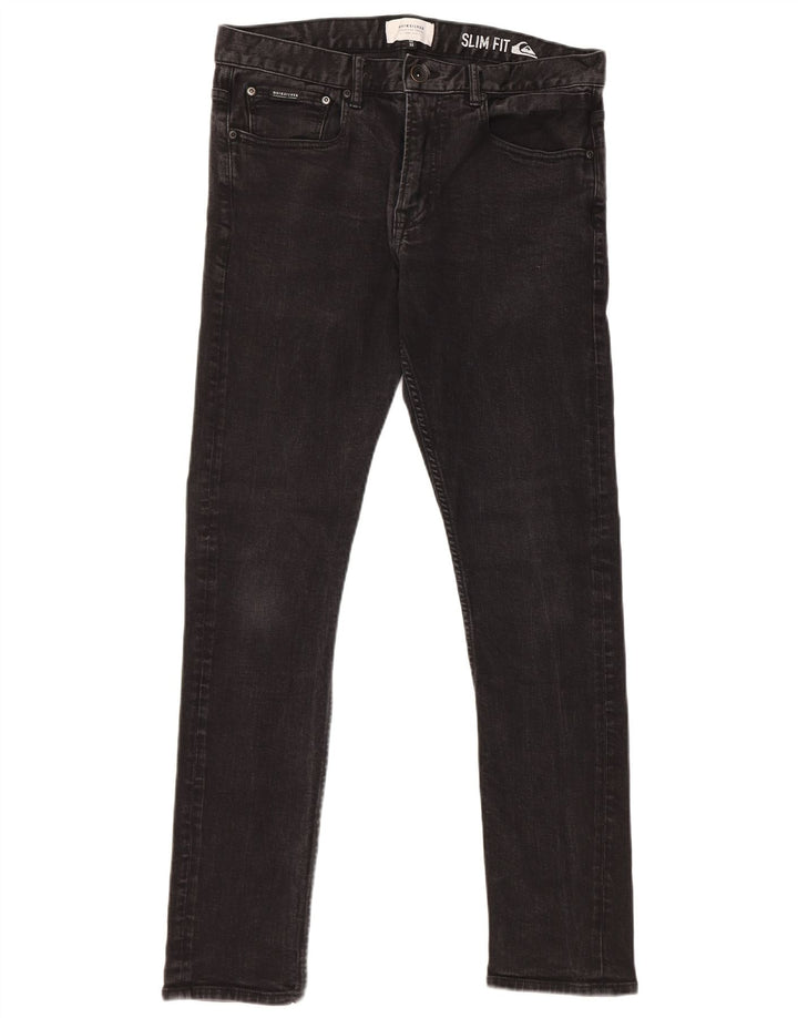 Quiksilver Slim Jeans til mænd W32 L32 sort bomuld