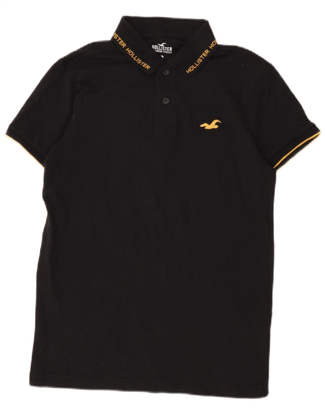 Hollister herre poloshirt lille sort bomuld