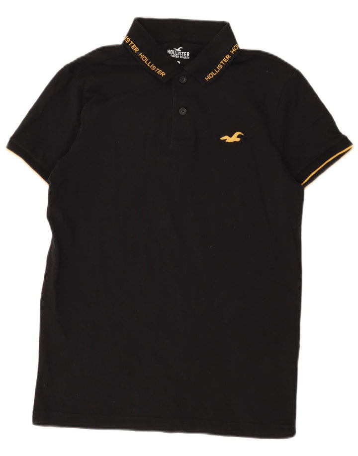 Hollister herre poloshirt lille sort bomuld