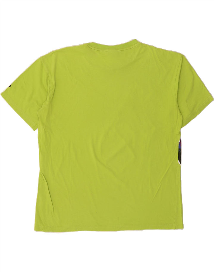 FILA Mens Graphic T-Shirt Top Medium Green Cotton Vintage Fila and Second-Hand Fila from Messina Hembry 