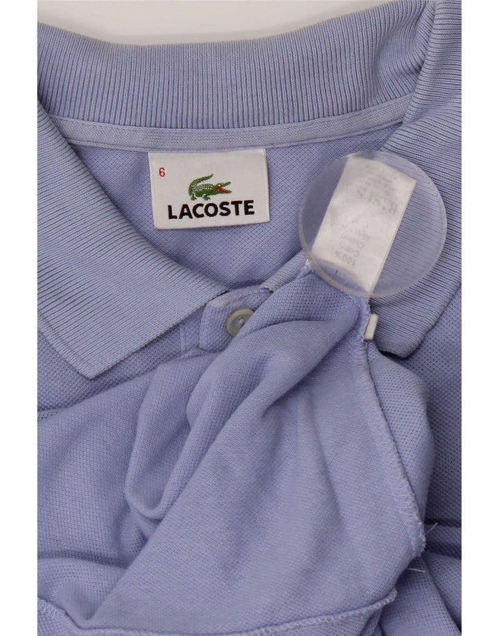 Lacoste herre poloskjorte str. 6 XL Blå bomuld