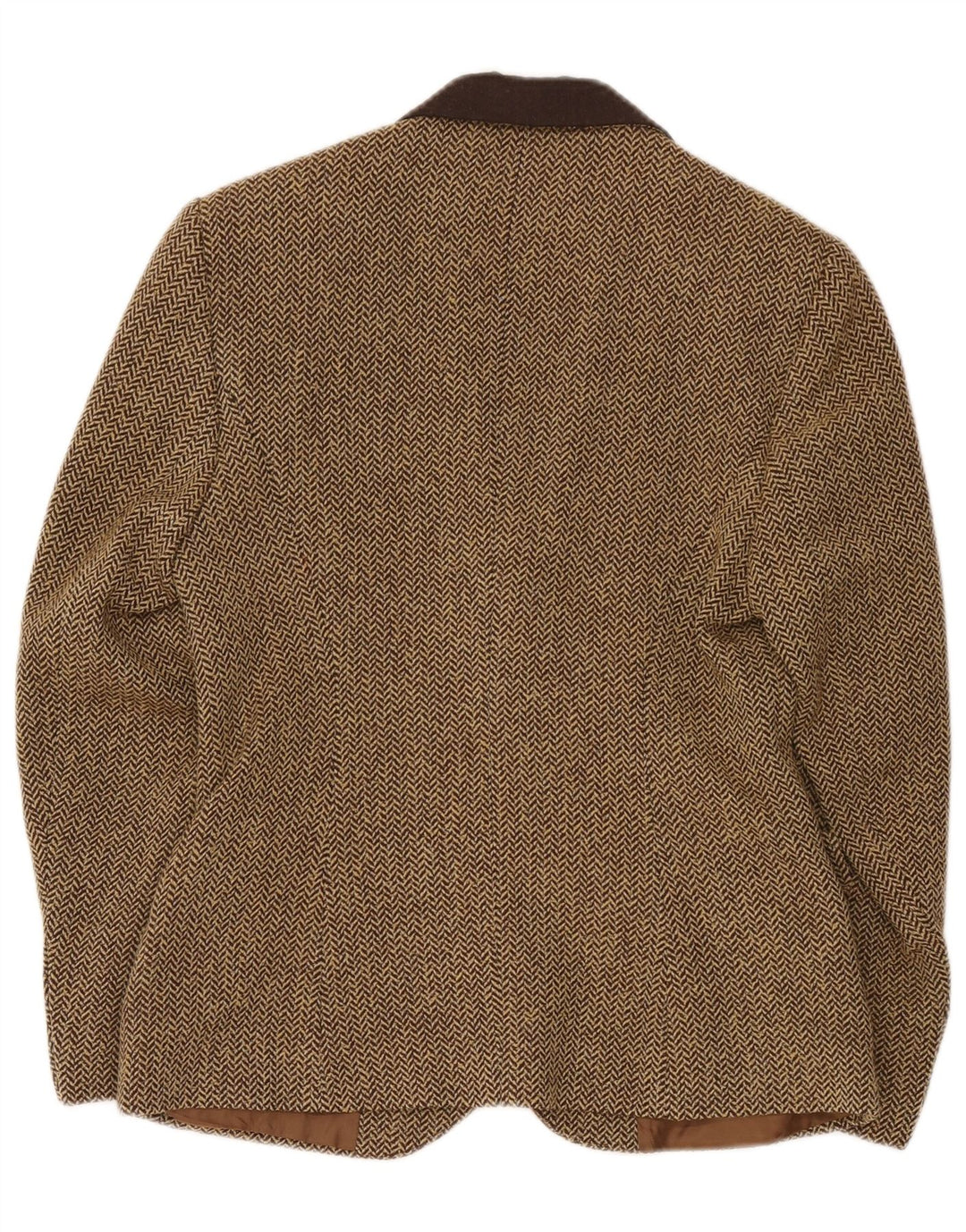 Ginalebole Dame 3 Button Blazer Jacket IT 44 Medium Brun Sildeben