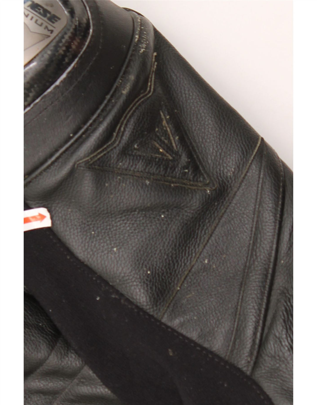 DAINESE Herre grafisk læder racerjakke IT 50 Stor sort læder