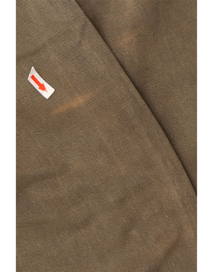 HUGO BOSS Herre Arkansas Straight Jeans W34 L34 Khaki Bomuld