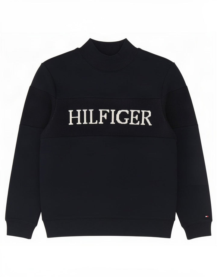 Tommy Hilfiger Herre Grafisk Sweatshirt Jumper Small Navy Blue