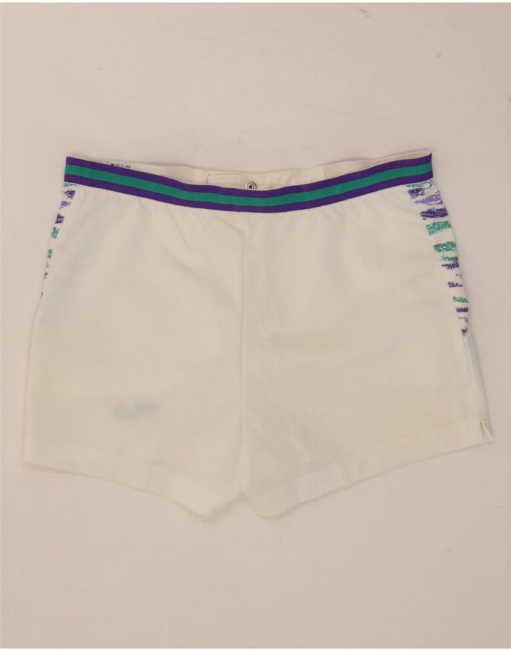 Fila Herre Casual Shorts IT 48 Medium W32 Hvidstribet polyester