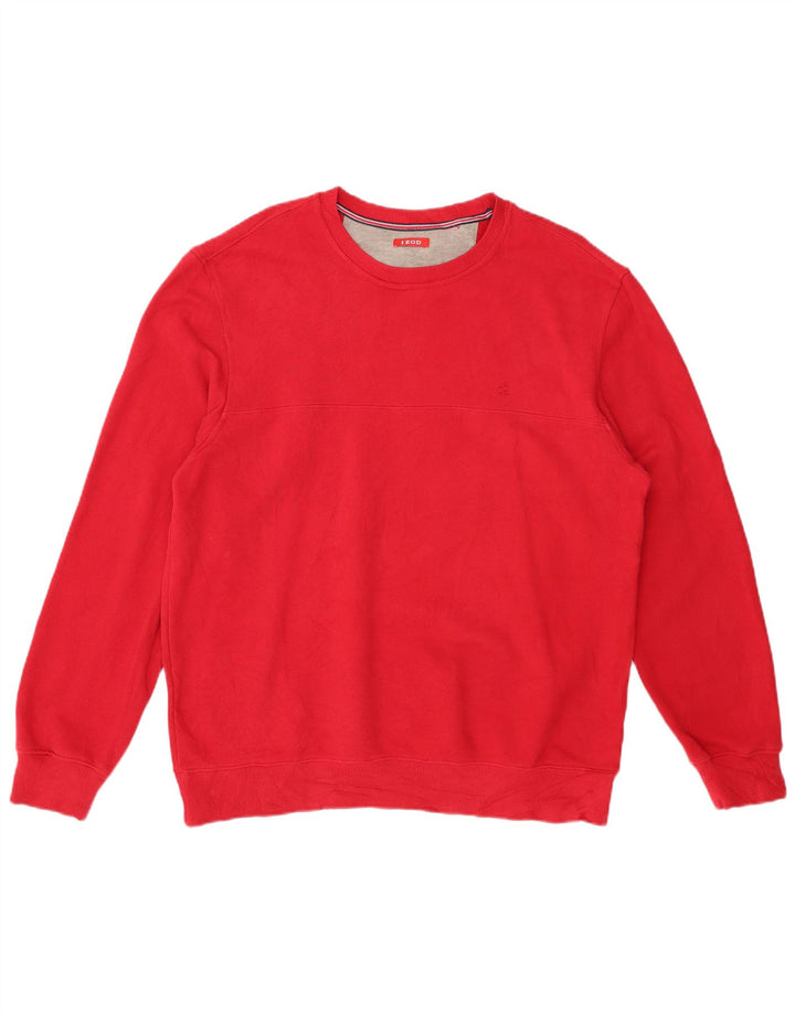 IZOD Sweatshirt til mænd, stor rød
