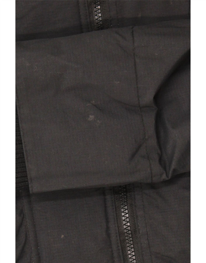 Superdry Windbreaker Jacket til kvinder UK 16 Stor sort nylon