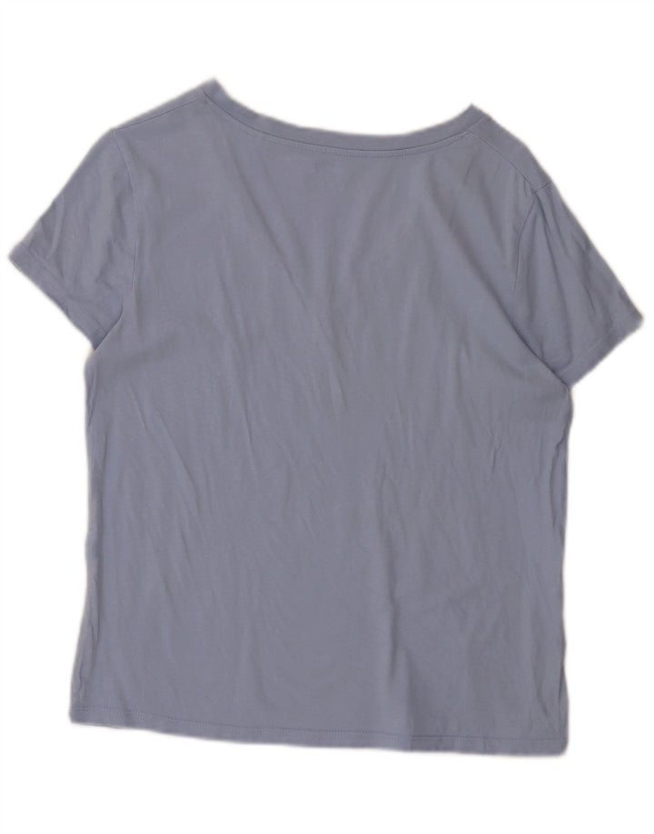 Levi's Dame T-Shirt Top UK 10 Lille Blå