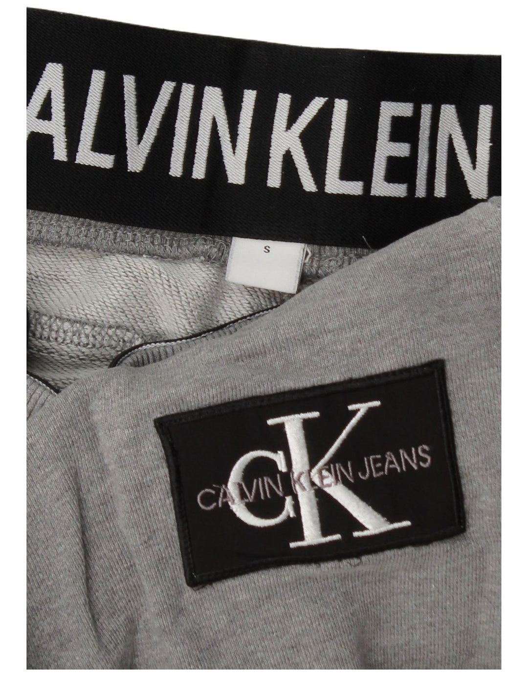 CALVIN KLEIN Træningsdragt til mænd Joggers Små Grå Bomuld