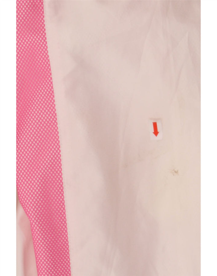 LOTTO Womens Tracksuit Top Jacket UK 14 Medium White Colourblock Polyester Vintage Lotto and Second-Hand Lotto from Messina Hembry 