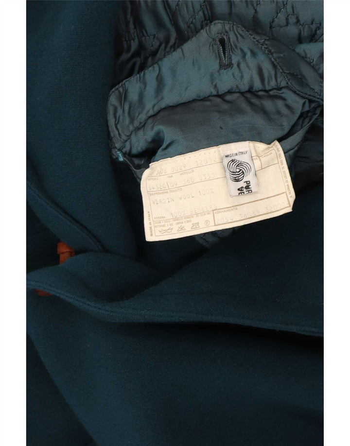 Pal Zileri Herre Hooded Duffel Coat IT 52 XL Blå Uld
