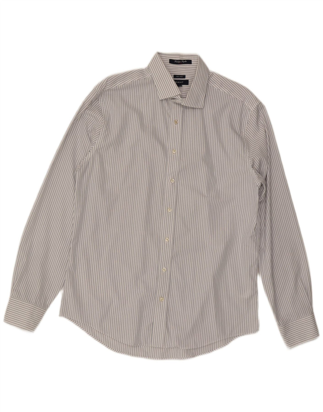 Gant Herre NON - IRON Shirt XL Hvidstribet bomuld