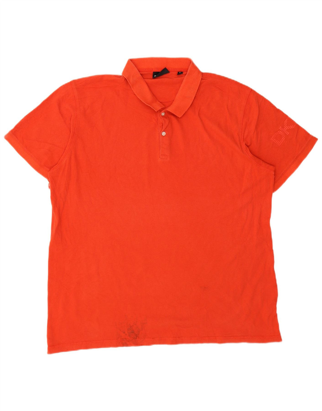 DKNY Herre grafisk poloshirt 2XL orange bomuld