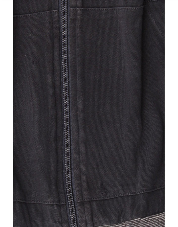 HUGO BOSS Hættetrøje med lynlås til mænd Lille marineblå bomuld