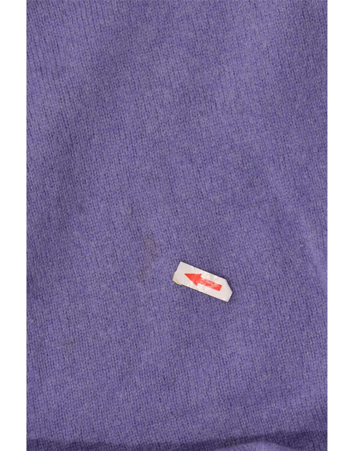 Marlboro Classics Herre Boat Neck Jumper Sweater Stor Lilla Uld