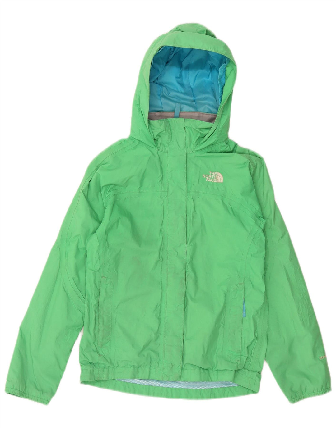 The North Face Regnjakke med hætte til piger 10-11 år Mellemgrøn nylon