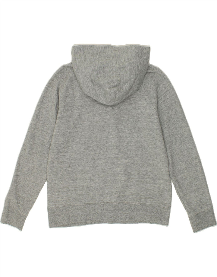 LEVI'S Womens Graphic Hoodie Jumper UK 14 Medium Grey Cotton Vintage Levi's and Second-Hand Levi's from Messina Hembry 