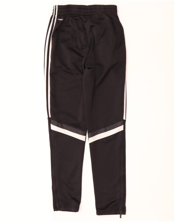 Adidas Boys Aeroready Tracksuit Bukser 13-14 år Sort Polyester