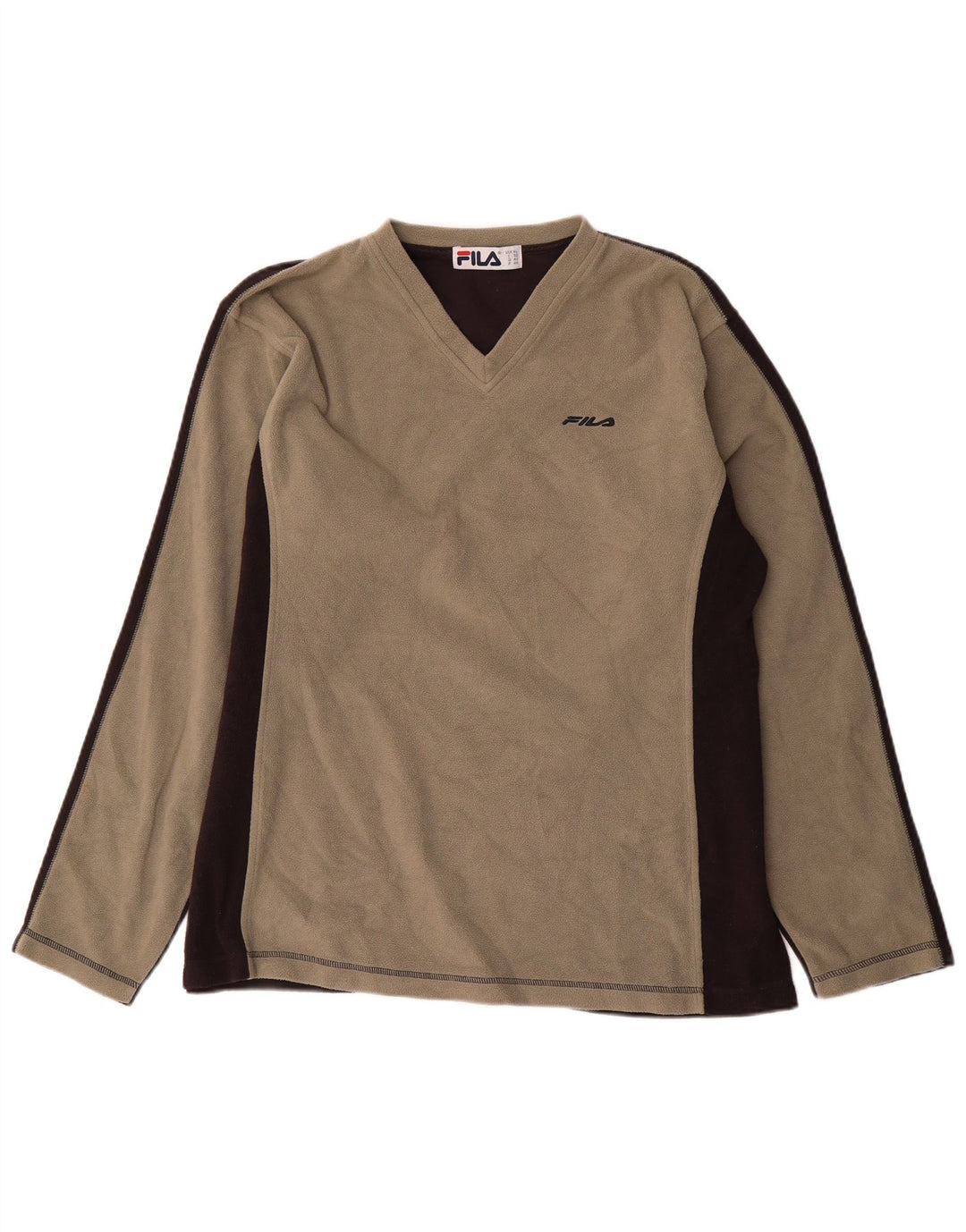 Fila Dame Fleece Jumper UK 18 XL Grå Colourblock Polyester