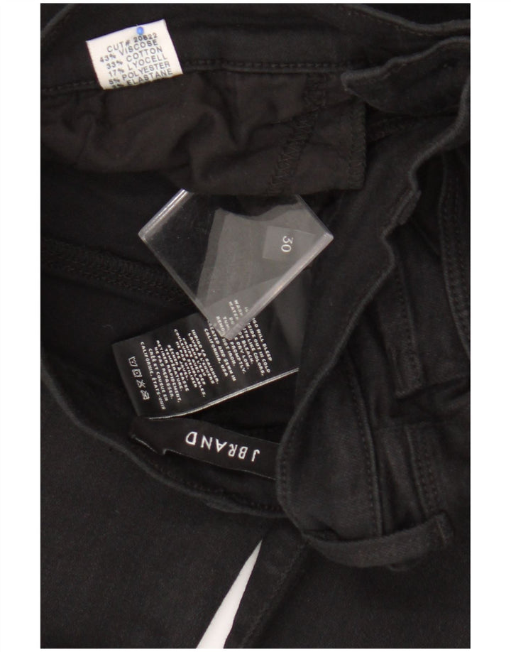J Brand Dame Straight Jeans W30 L30 Sort Viscose