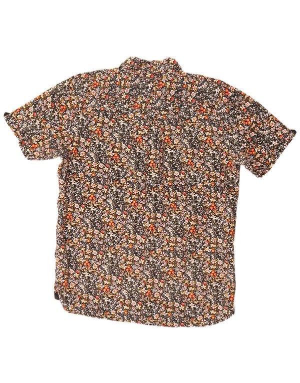 Rip Curl Herre kortærmet skjorte XL flerfarvet blomster