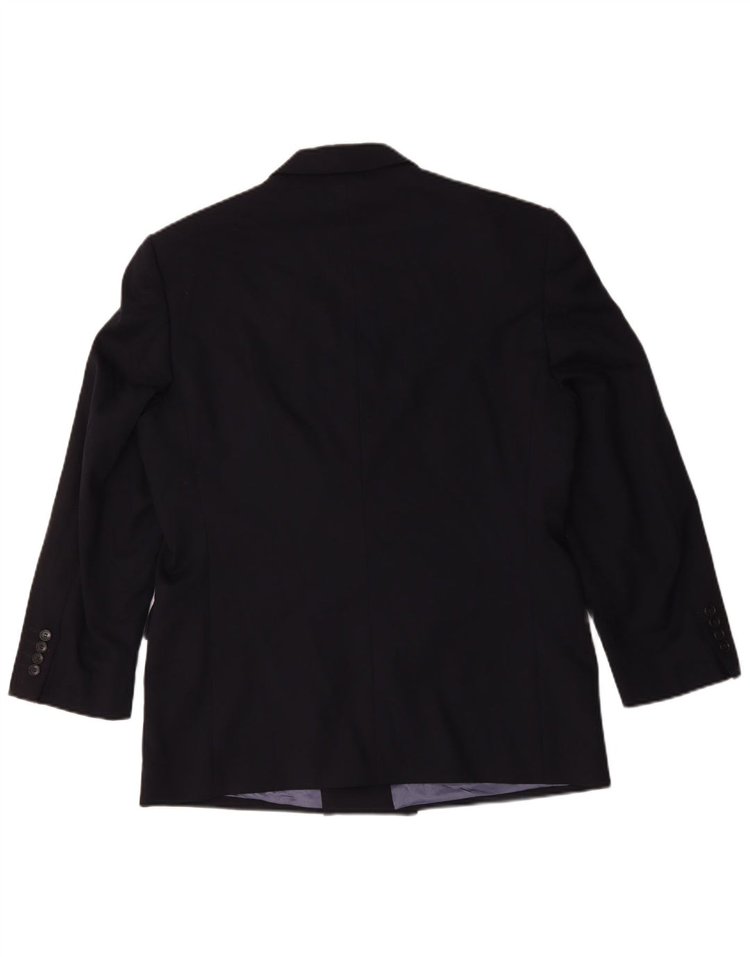 Marks & Spencer Herre Double Breasted Blazer Jacket UK 40 Medium Navy Blue