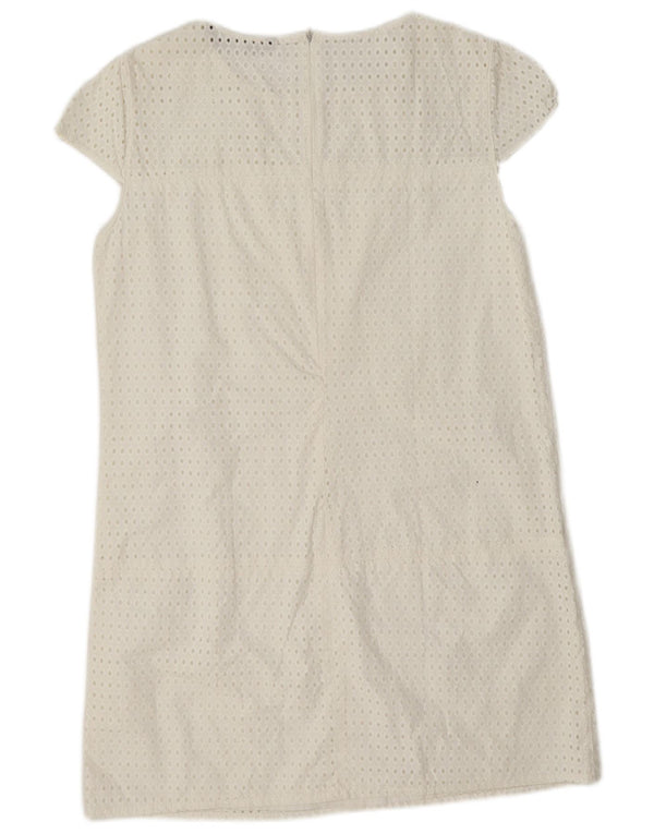 Zara Womens Shift Dress UK 12 Medium White