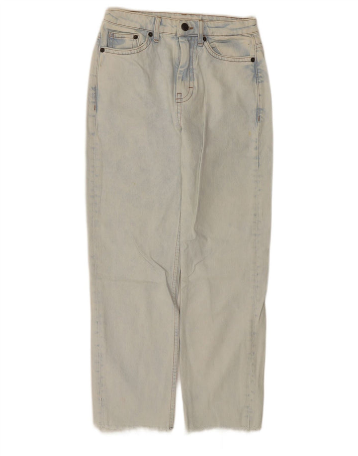 Topshop Dame Straight Jeans W25 L25 Blå Bomuld