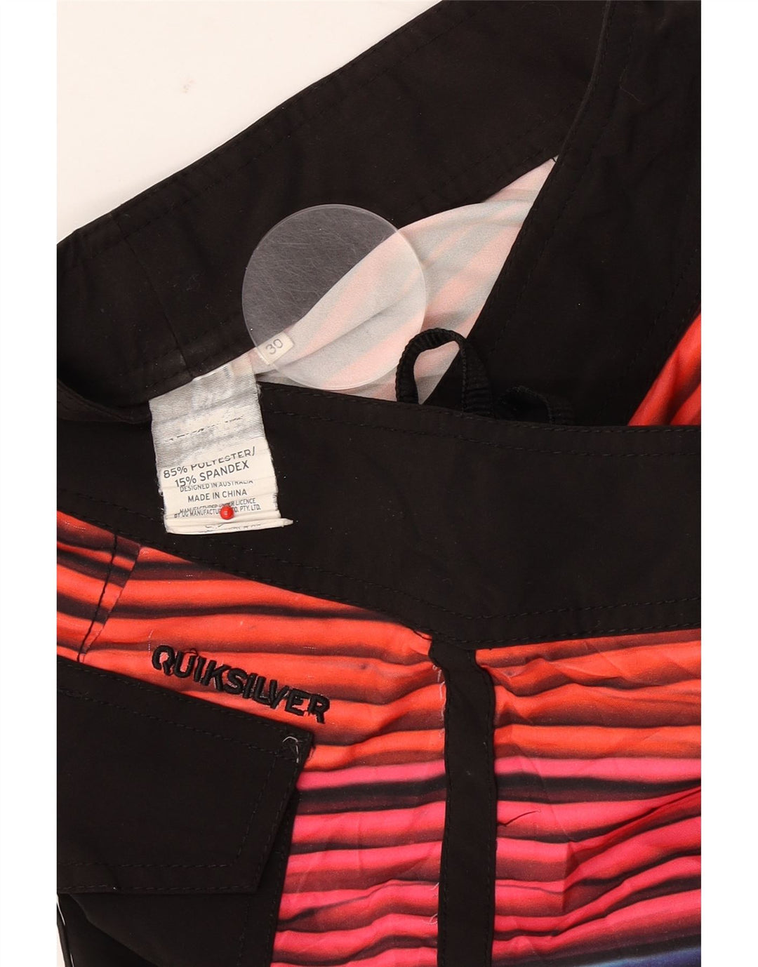 Quiksilver Badeshorts til mænd Medium flerfarvet stribet polyester