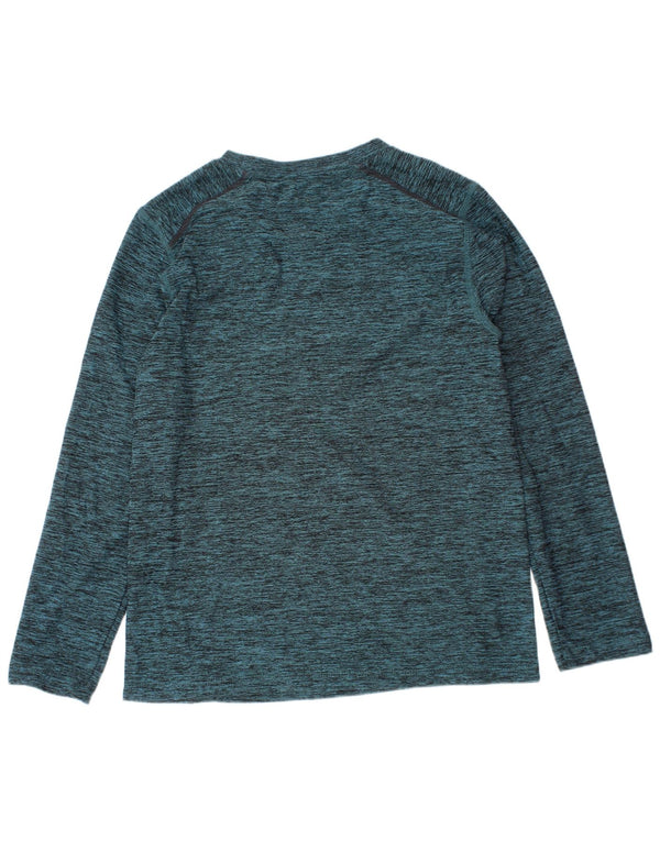 Russell Athletic Boys Top Langærmet 7-8 år Medium Grøn Flecked