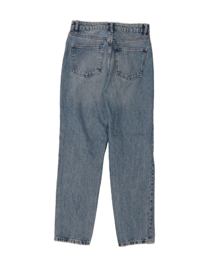 ZARA Womens Distressed Straight Jeans EU 38 Small W28 L28 Blue Cotton Vintage Zara and Second-Hand Zara from Messina Hembry 