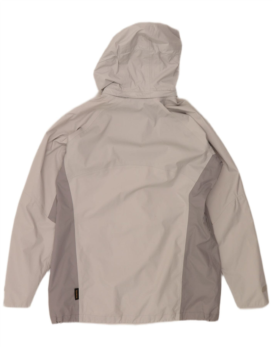 JACK WOLFSKIN Windbreaker-jakke til kvinder UK 14/16 Stor grå farveblok