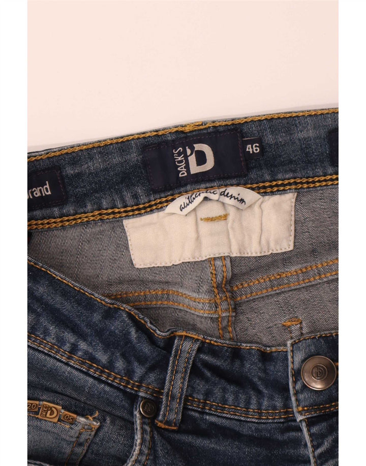 Dacks Dame Regular Fit Straight Jeans IT 46 Large W28 L29 Marineblå