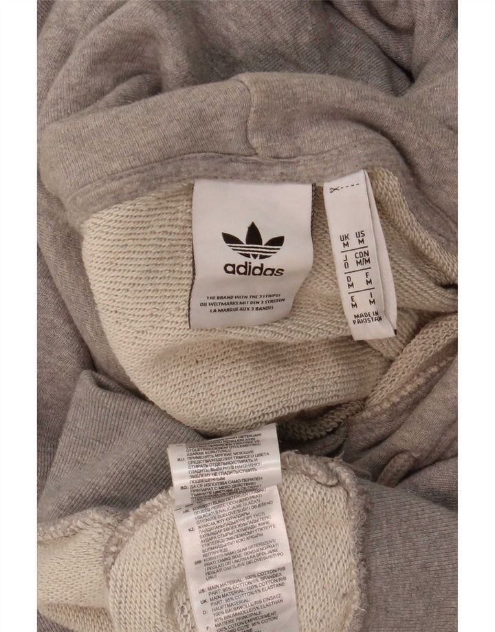 Adidas Herre hættetrøje Jumper Medium Grey Flecked Bomuld
