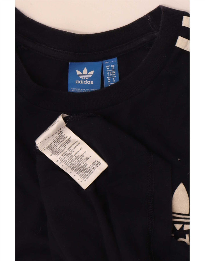 Adidas Kortærmet Regular T-shirt til mænd, medium marineblå bomuld