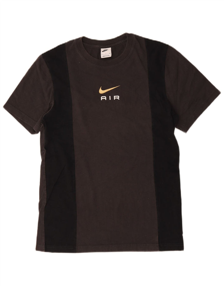Nike Herre Air T-Shirt Top Lille Brun Colourblock