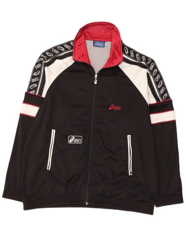 ASICS Herre grafisk træningsdragt Topjakke IT 56 XL Sort Colourblock